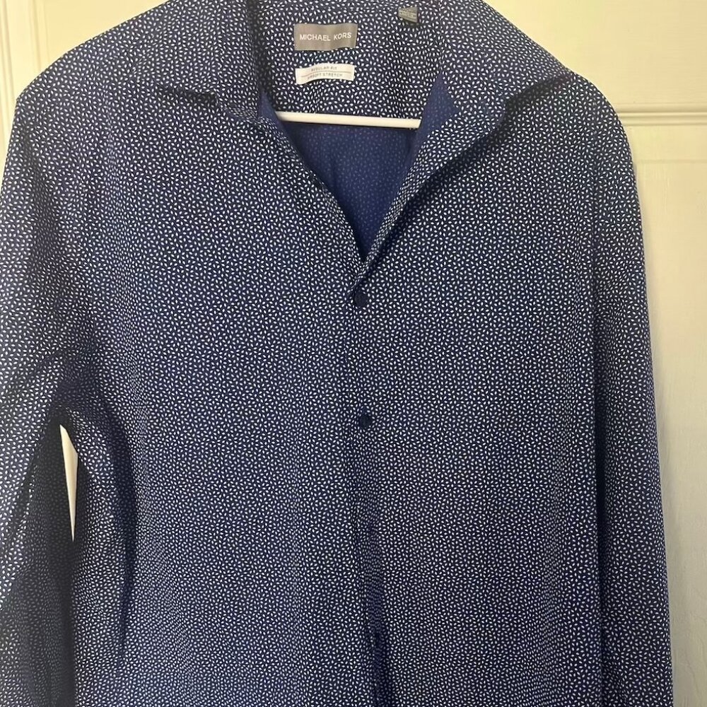 NWT, Michael Kors , Airsoft Stretch, Regular Fit, 16 1/2, 32x33,